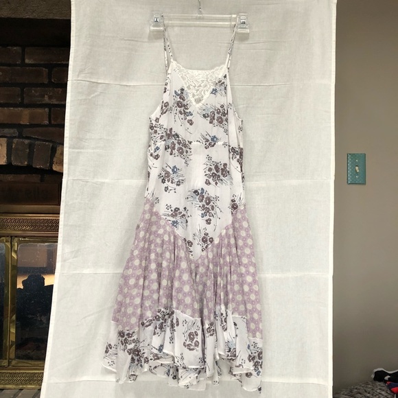 Free People Dresses & Skirts - Free People Meadow Flower Slip Flouncy Slip Dress
